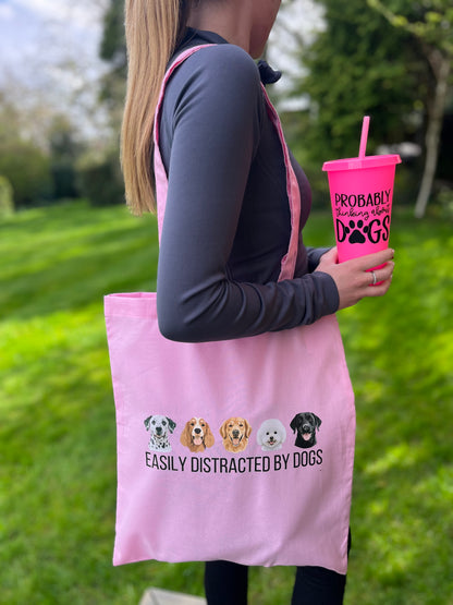 Hot Pink Tote Bag