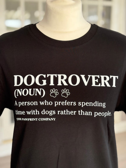 Dogtrovert Printed T-Shirt