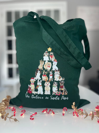 Christmas Dogs Tote Bag