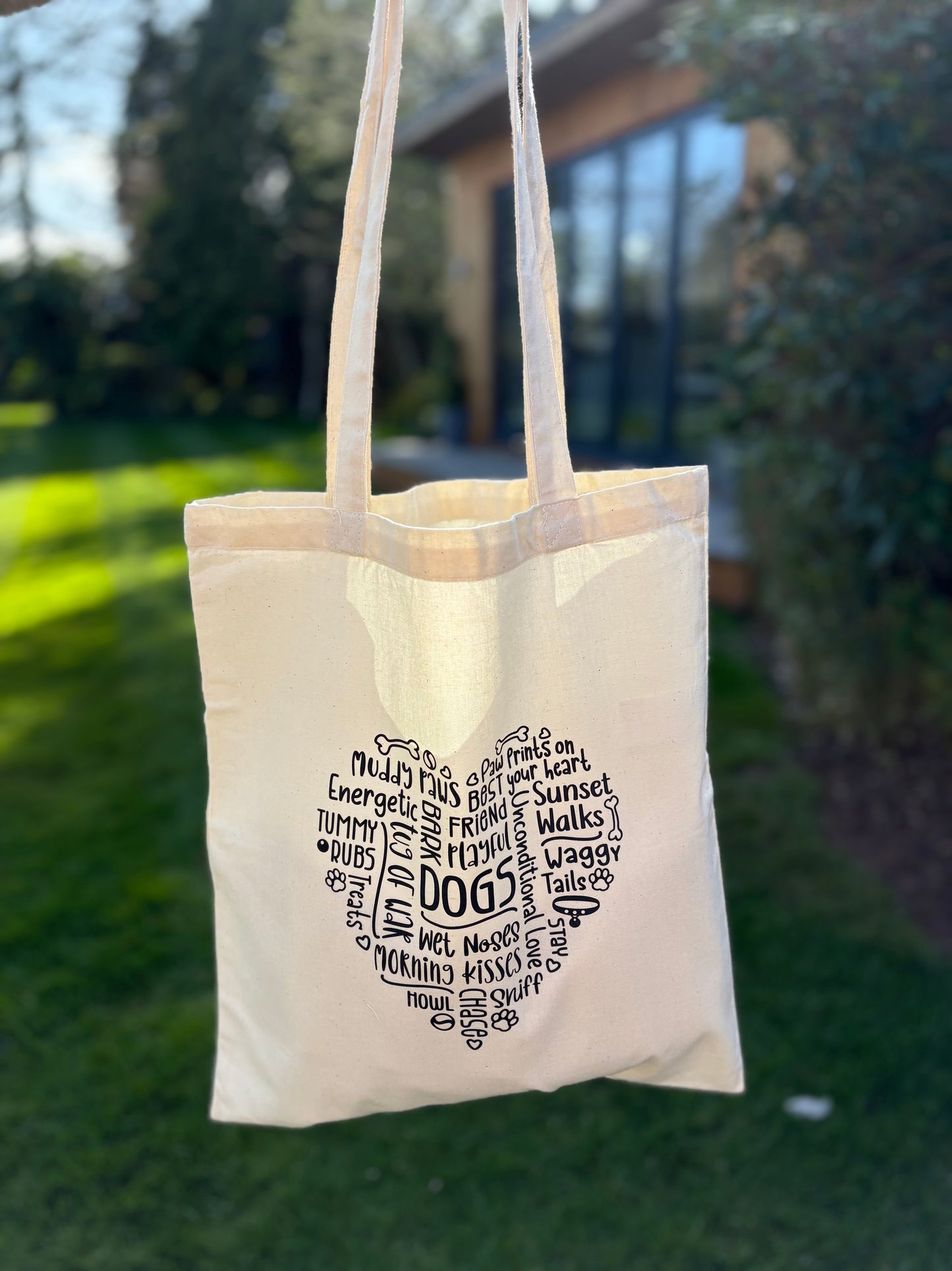 Natural Heart Design Tote Bag