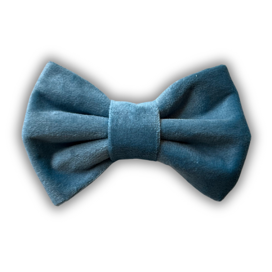 Blue Velvet Bow