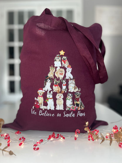 Christmas Dogs Tote Bag