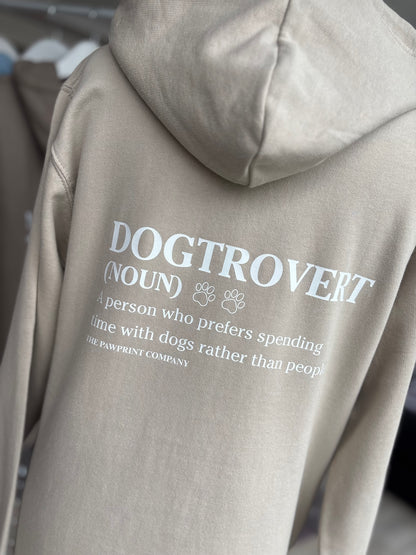Natural Stone Dogtrovert Printed Hoodie