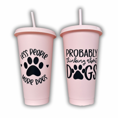 Baby Pink Cold Cups