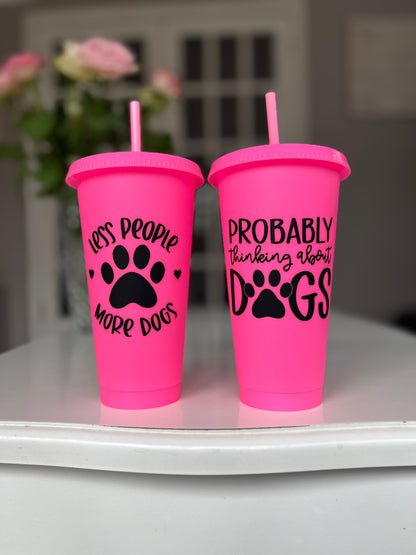 Hot Pink Cold Cups