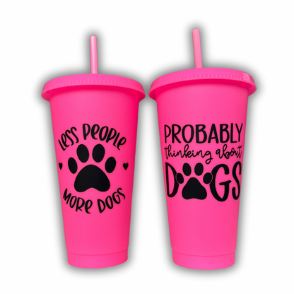 Hot Pink Cold Cups