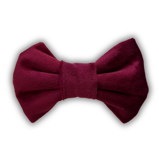 Burgundy Velvet Bow